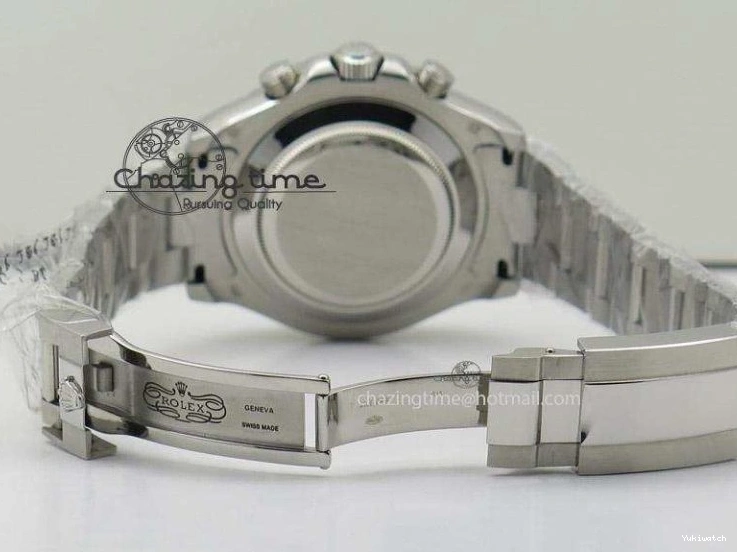 SS Dial A7750 on SS 116680 Bracelet YachtMaster II White 0423